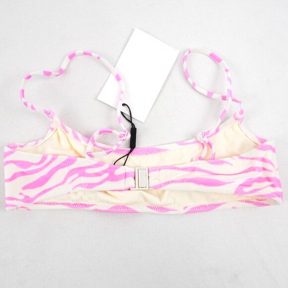 Triangl Pink Plaz Velvet Crop Bikini Top & Bottom Set in Size XXS - NWT - Picture 10 of 12